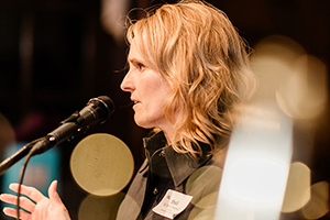 alumna Shelli Avenevoli speaks