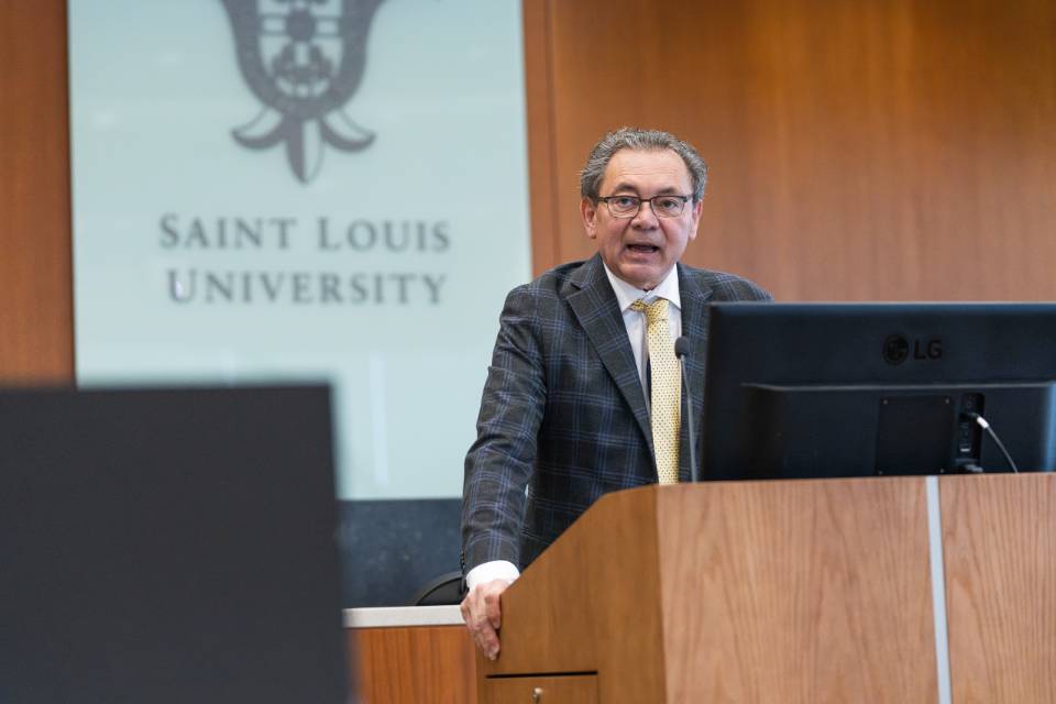 Professor Kevin Johnson speaks at the Childress Lecture