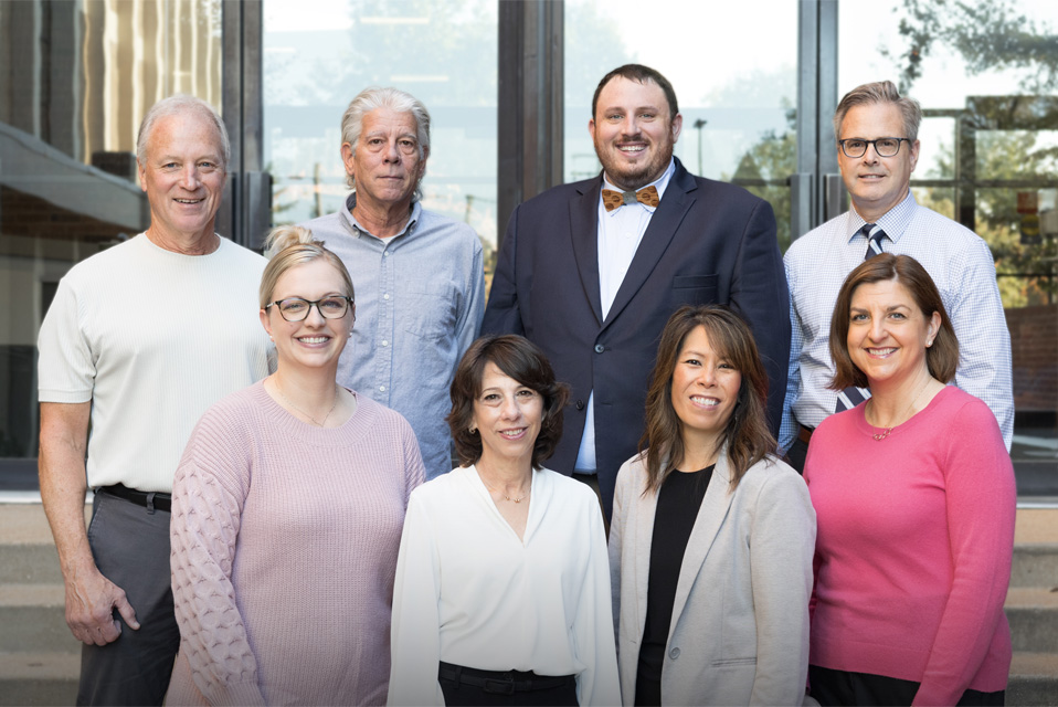 Practical Anatomy and Surgical Education 2024-2025 Back row: Ray Vollmer, Chris Blaylock, Nathan Pierce, John Martin Front row: Laura Jenkins, Joyce Bryan, Nicole Weckherlin, Sarah Dawson Practical Anatomy and Surgical Education 2024-2025 Back row: Ray Vollmer, Chris Blaylock, Nathan Pierce, John Martin Front row: Laura Jenkins, Joyce Bryan, Nicole Weckherlin, Sarah Dawson